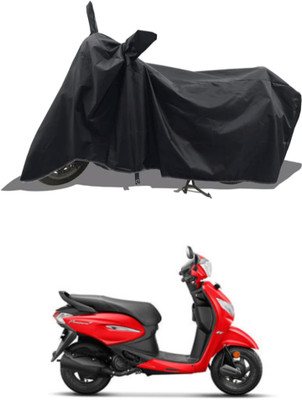 DeepShakshi AUTOMOTIVE Two Wheeler Cover for Hero(Pleasure Plus, Black)