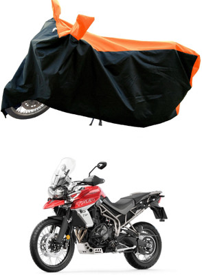AESTRYD Two Wheeler Cover for Triumph(Tiger 800 XCA, Orange)