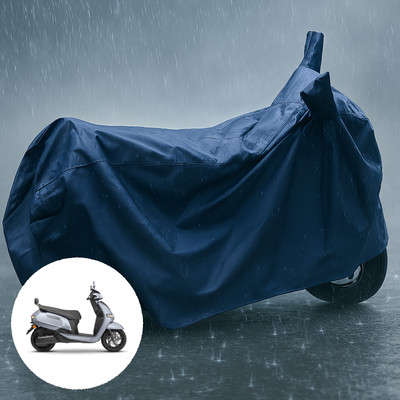 CODOKI Waterproof Two Wheeler Cover for TVS(iQube Electric, Blue, Blue)