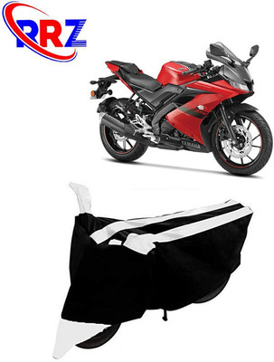 RRZ Waterproof Two Wheeler Cover for Yamaha(R15, Black, White)