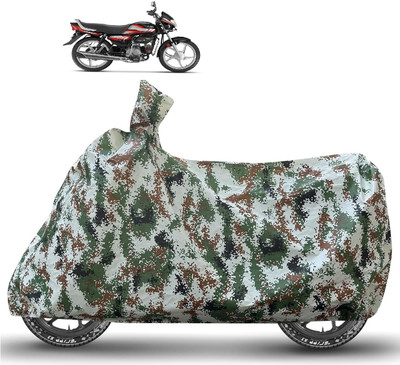 Caronix Waterproof Two Wheeler Cover for Hero(HF Deluxe, Green)