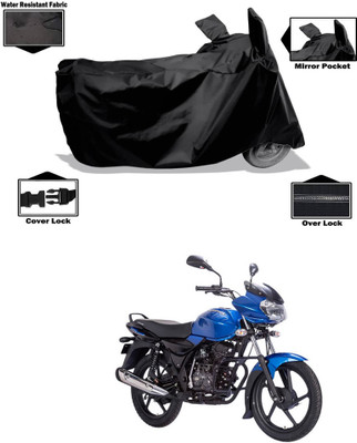 PAGORA Waterproof Two Wheeler Cover for Bajaj(Discover 100 DTS-i, Black)