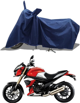 AASHTIK MART Two Wheeler Cover for Mahindra(Mojo UT 300, Blue)