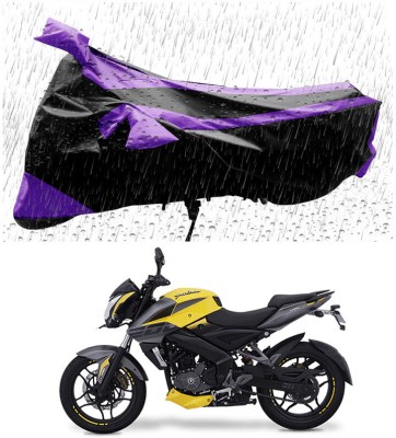 Ascension Two Wheeler Cover for Bajaj(Pulsar NS200, Black, Purple)