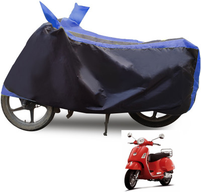 Euro Care Waterproof Two Wheeler Cover for Vespa(Vespa LX, Blue)