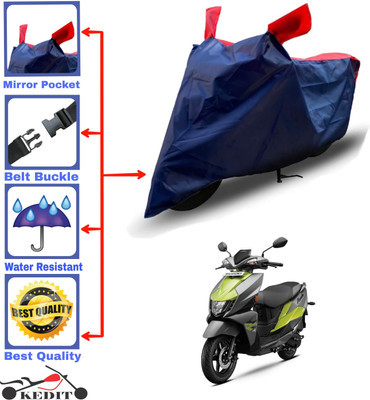 KEDIT Two Wheeler Cover for Suzuki(Avenis 125, Red, Blue)
