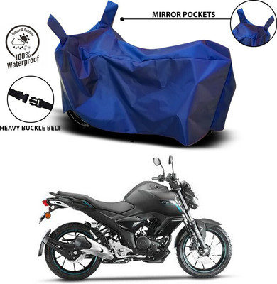 ANTHUB Waterproof Two Wheeler Cover for Yamaha(FZ, Blue)