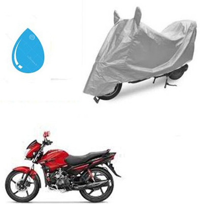 DeepShakshi AUTOMOTIVE Waterproof Two Wheeler Cover for Hero(Glamour FI, Silver)