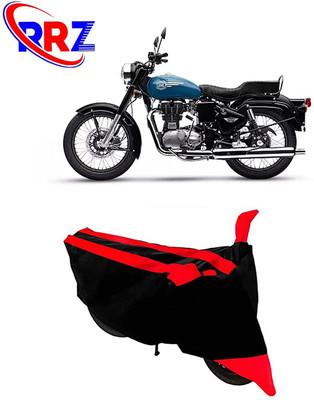 AutoGalaxy Waterproof Two Wheeler Cover for Royal Enfield(Bullet, Black, Red)