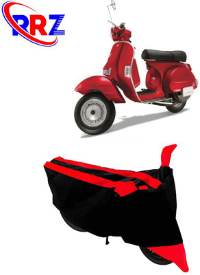 RRZ Waterproof Two Wheeler Cover for LML(Star Euro 200, Black, Red)