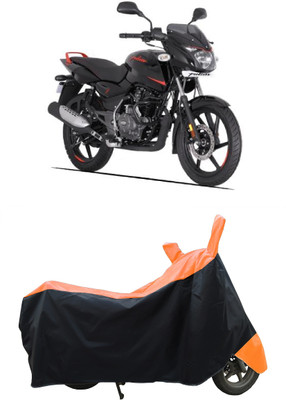 Coxtor Waterproof Two Wheeler Cover for Bajaj(Pulsar 125 Neon BS6, Orange)