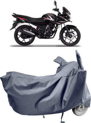 Amexride Two Wheeler Cover for Bajaj(Discover 150 f, Grey)