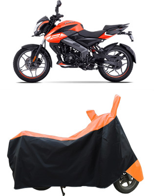 Coxtor Waterproof Two Wheeler Cover for Bajaj(Pulsar NS125, Orange)