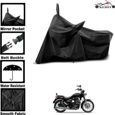 KEDIT Two Wheeler Cover for Royal Enfield(Black)