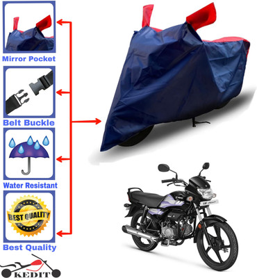 AASHTIK MART Two Wheeler Cover for Hero(MotoCorp HF Deluxe, Red, Blue)