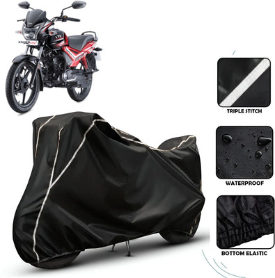 OliverX Waterproof Two Wheeler Cover for TVS(Star City, Black)