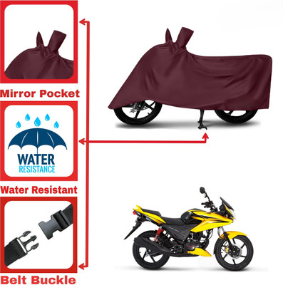 DeepShakshi AUTOMOTIVE Two Wheeler Cover for Honda(CBF Stunner, Maroon)