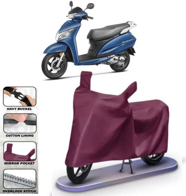 DeepShakshi AUTOMOTIVE Waterproof Two Wheeler Cover for Honda(Maroon)