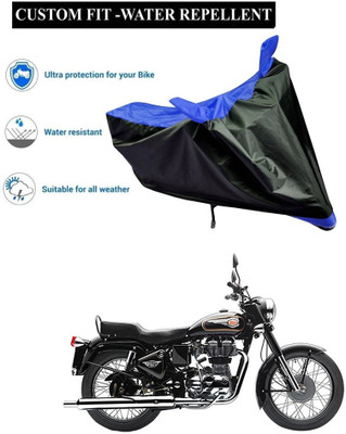 CODOKI Waterproof Two Wheeler Cover for Royal Enfield(Bullet 350, Blue)
