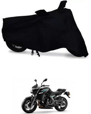 DeepShakshi AUTOMOTIVE Waterproof Two Wheeler Cover for CFMoto(650 NK BS6, Black)