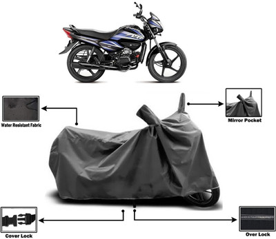 Amexride Two Wheeler Cover for Hero(Splendor NXG, Grey)