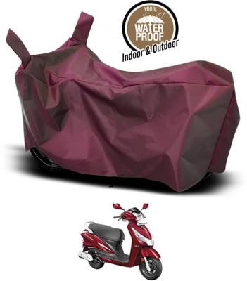 AASHTIK MART Two Wheeler Cover for Hero(MotoCorp Destini 125, Maroon)