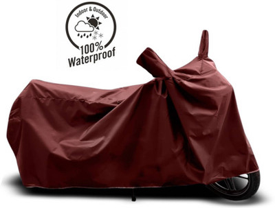 KEDIT Two Wheeler Cover for Bajaj(Pulsar 200 NS DTS-i, Maroon)