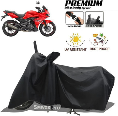 smwzxyu Waterproof Two Wheeler Cover for Hero(Xtreme 200R, Black)