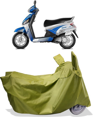 Amexride Two Wheeler Cover for Mahindra(Gusto Electric BS6, Maroon)