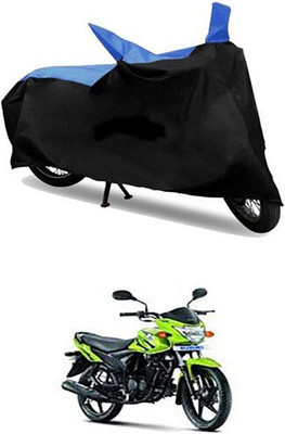 MMSSTAR Waterproof Two Wheeler Cover for Suzuki(Hayate, Blue, Black)