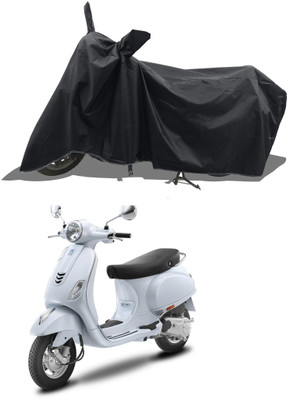 Romeiz Waterproof Two Wheeler Cover for Vespa(Vespa LX, Black)