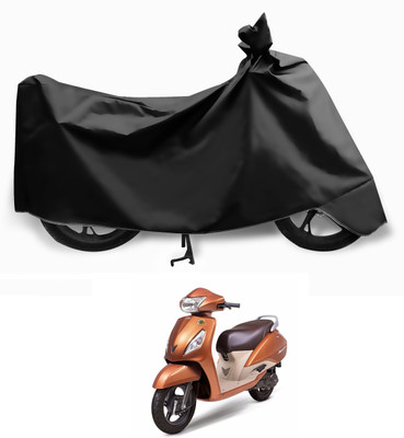 Auto Hub Two Wheeler Cover for TVS(Jupiter, Black)