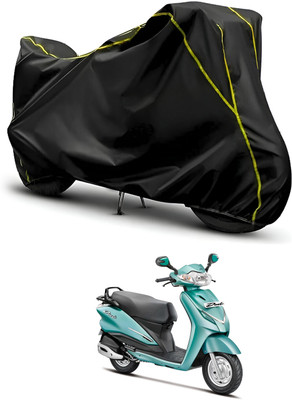 PAGORA Waterproof Two Wheeler Cover for Hero(Duet, Black, Black)