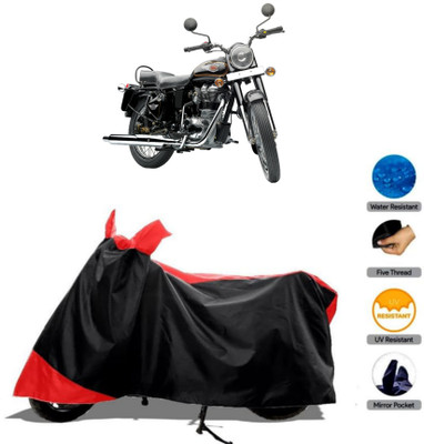 WMIZEXA Waterproof Two Wheeler Cover for Royal Enfield(Bullet, Red)