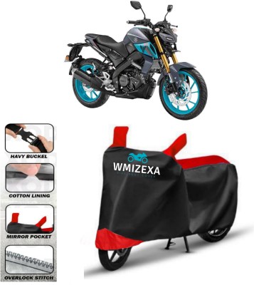 WMIZEXA Two Wheeler Cover for Yamaha(MT-15, Red, Black)