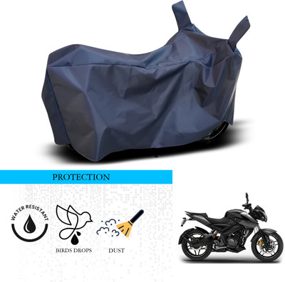 ANTHUB Waterproof Two Wheeler Cover for Bajaj(Pulsar NS200, Blue)