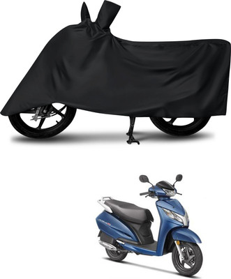 DeepShakshi AUTOMOTIVE Waterproof Two Wheeler Cover for Honda(Activa 125, Black)
