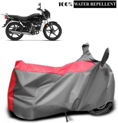 ma collections Waterproof Two Wheeler Cover for Hero(Splendor, Grey)