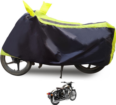 Euro Care Waterproof Two Wheeler Cover for Royal Enfield(Classic Chrome, Yellow)