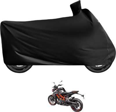 Auto Hub Waterproof Two Wheeler Cover for KTM(250 Duke, Black)