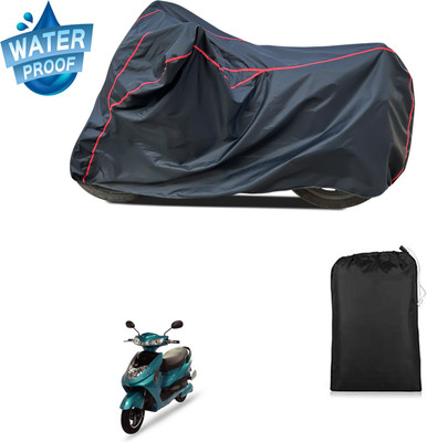 PAGORA Waterproof Two Wheeler Cover for Okinawa(R30 electric scooter, Black)