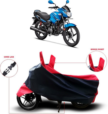 THE REAL ARV Waterproof Two Wheeler Cover for Hero(Glamour, Multicolor)