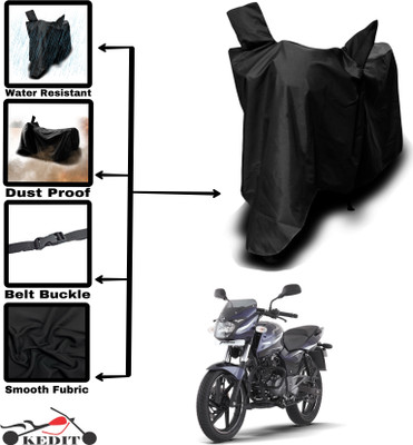 KEDIT Two Wheeler Cover for Bajaj(Pulsar 180 BS6, Black)