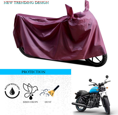 SnehaSales Waterproof Two Wheeler Cover for Royal Enfield(Thunderbird 500, Maroon)