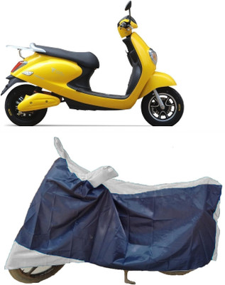 AutoKick Two Wheeler Cover for Techo Electra(Emerge BS6, Multicolor)