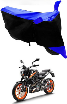 Mdstar Waterproof Two Wheeler Cover for KTM(200 Duke, Blue, Black)