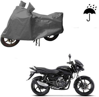 DeepShakshi AUTOMOTIVE Waterproof Two Wheeler Cover for Bajaj(Pulsar 150, Grey)