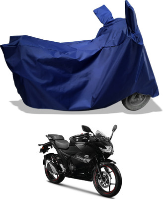 Amexride Two Wheeler Cover for Suzuki(Gixxer SF 150, Blue)