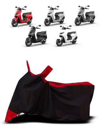 VESMEI Two Wheeler Cover for Hero(Infinity E1, Red)