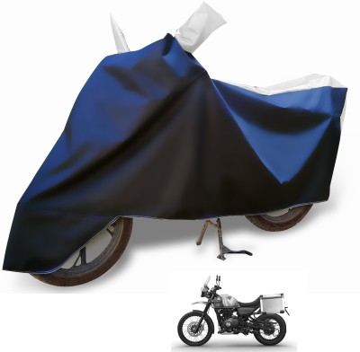 Euro Care Waterproof Two Wheeler Cover for Royal Enfield(Himalayan, Silver)